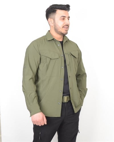 Nuna-Tech Echo Haki Taktik Gömlek