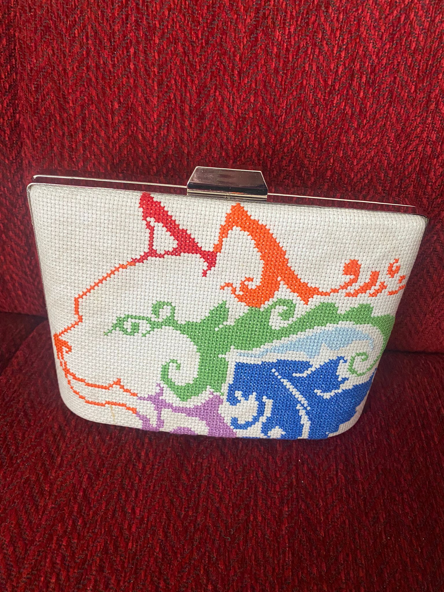 Kanaviçe Çanta Renkli 4